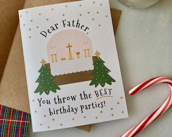 Priest Christmas | Catholic Christmas Card | Advent Card