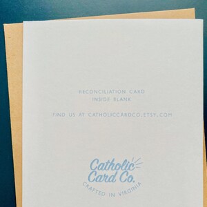 Confession | Catholic Reconciliation Card - Etsy