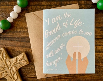 Holy Communion | Catholic Eucharist Card