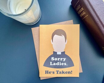 Priest | Catholic Holy Orders Card | Ordination Card