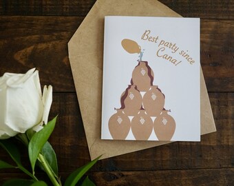 Wedding at Cana | Catholic Wedding Card
