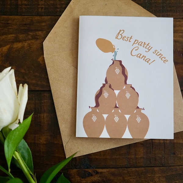 Wedding at Cana | Catholic Wedding Card