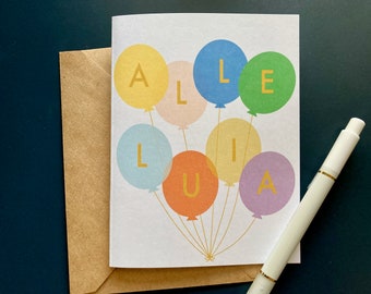 Alleluia | Catholic Easter Card