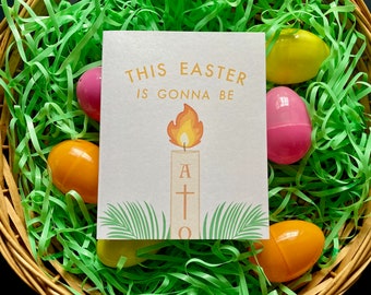 Easter is Fire | Catholic Easter Card