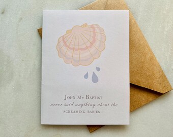 Baby Baptism Card | Christian Infant Baptism Card | Catholic Baptism Card