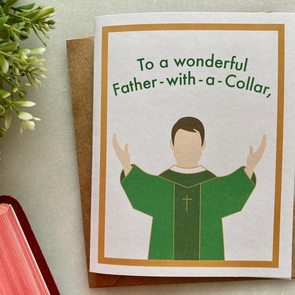 Father's Day Card for Priest | Catholic Father's Day Card