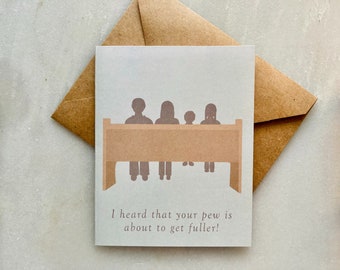Christian Baby Card | Catholic Baby Card | Pregnancy Congratulations Card