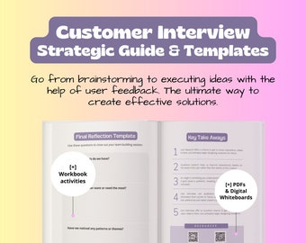 Customer Interview Guide: Empathy Building Workbook & Templates (PDF)