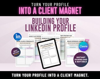 Personal Branding Worksheet for Small Business Brand Strategy Template | Digital Download Canva & PDF