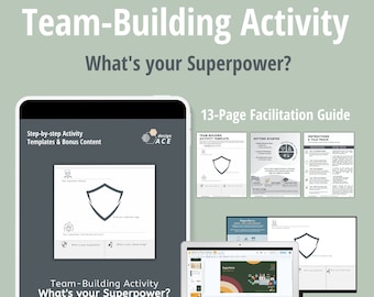 Team Building Game, What's Your Superpower Activity (PDF, Slides, Whiteboard)