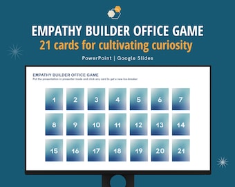 Empathy Builder Office Game: Team Conversation Starters (PowerPoint & Google Slides)