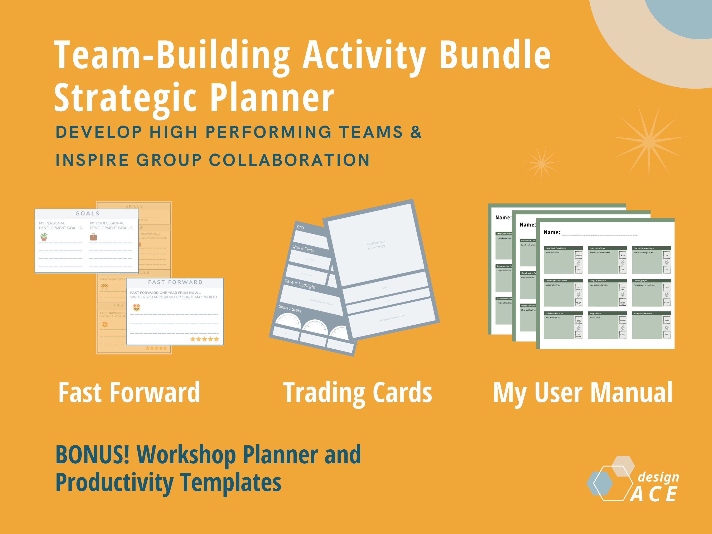 Team Building Activity Bundle, Games for Work, Templates, in PDF