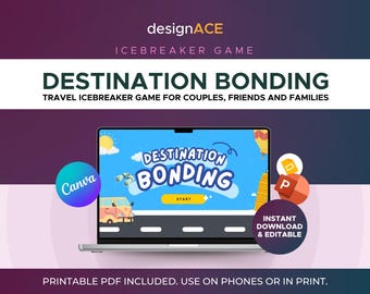 Road Trip Icebreaker Game: Printable Travel Conversation Starters (Digital Download)