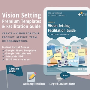 Vision Setting Strategic Planner and Marketing Workbook for Small Business 2024