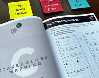 Stakeholder Map Workbook, Engagement Planning, and Interview Guide, All in One Planner for Project Managers and Small Business Templates