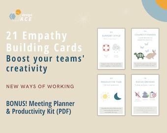 cartes conversation, 21 cartes pour développer l'empathie, cartes brise-glace, activité leadership | PDF, téléchargement immédiat, 2024