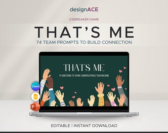 Team Building Icebreaker Game: "That's Me" - PowerPoint & Google Slides (Instant Download)
