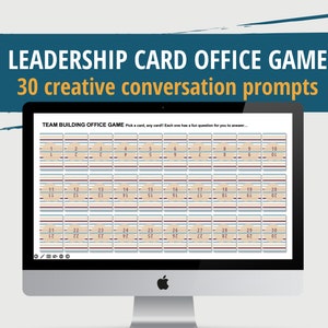 Jogo de cartas de liderança para escritório | Powerpoint PDF, Google Slides, download instantâneo, 2024