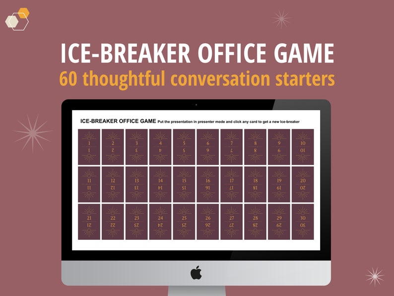 60 Slide Powerpoint Icebreaker Office Game , Google Slides, Team