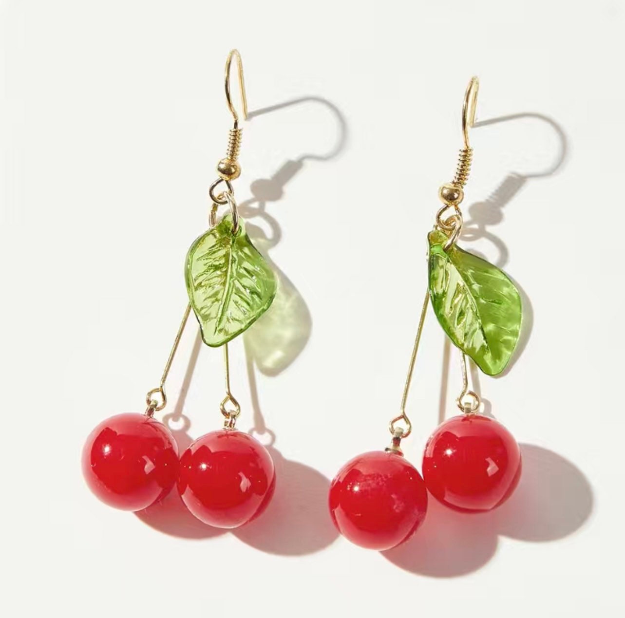 thumbnail image 2 of Cherry Quality Earrings For Women Boho Raffia Cherry Dangle Earrings Bohemian Statement Cherry Earrings Cute Fruit Summer Beach Jewelry O943 2 of 10