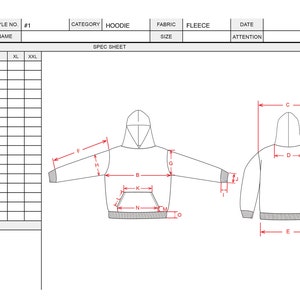 Streetwear Fashion Tech Pack Bundle: Oversize Collection for Sweatshirt ...