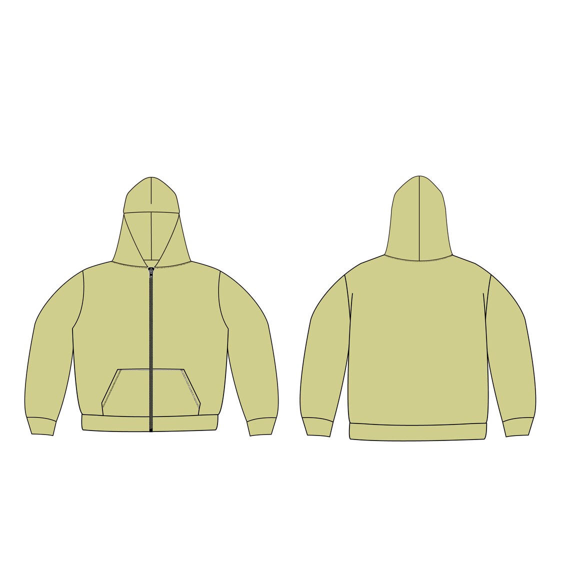 zip tech hoodie