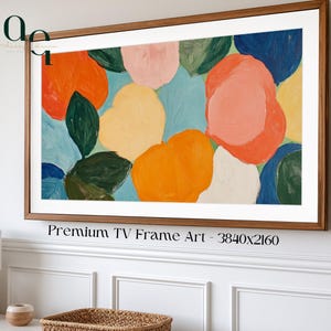Abstract Samsung Frame TV Art: Colorful Modern Print (Digital Download)