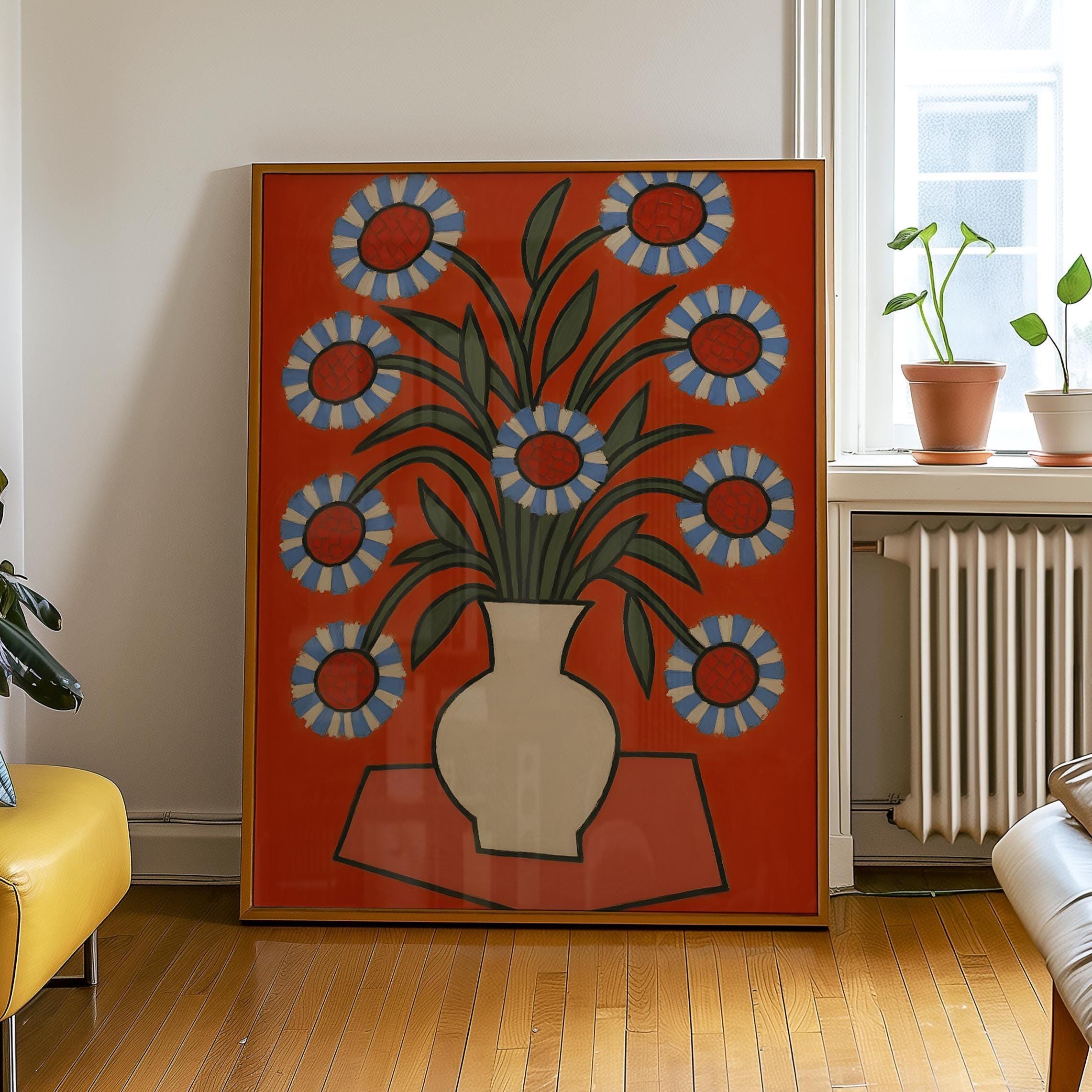 Midcentury Modern Flower Vase - Etsy