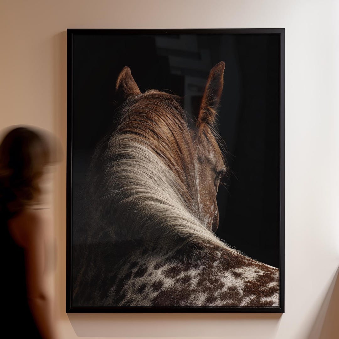 Stallion Horse Photography Print | Modern Western Wall Art | Luxury