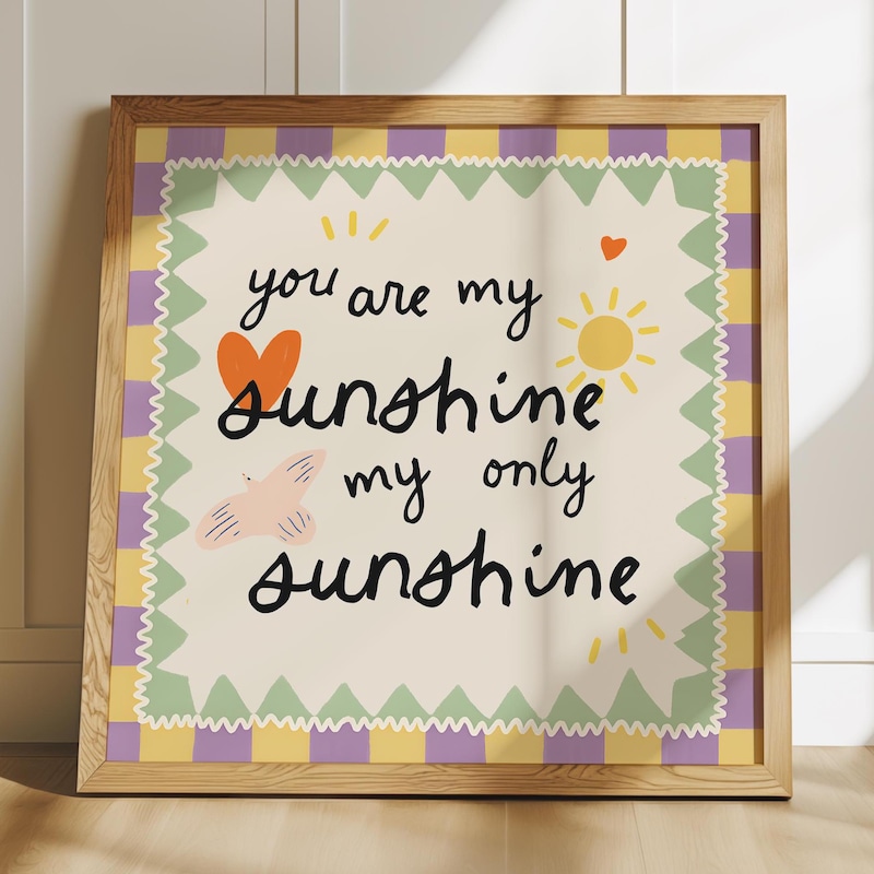 My Sunshine Print - Etsy