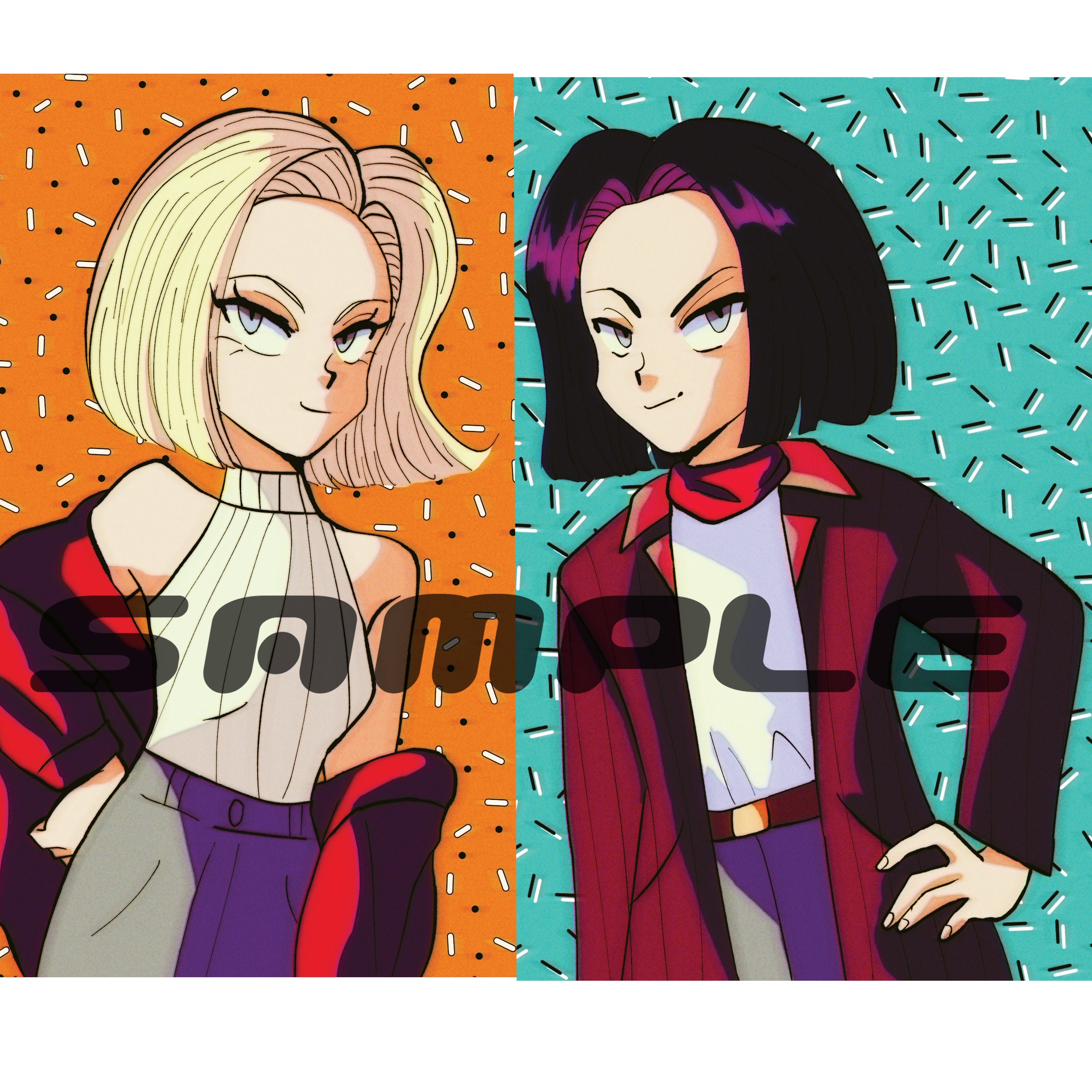 C17 Android 17 Dragon Ball Super Art Board Print for Sale by STREETS  WISDOM