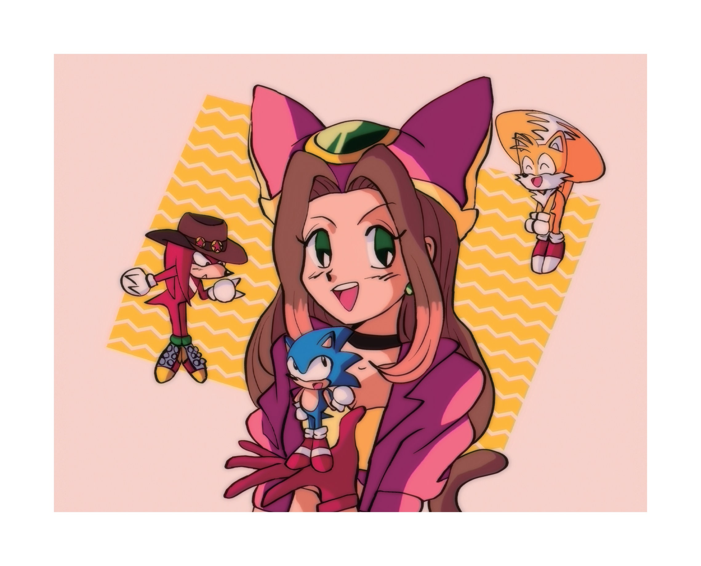 Sonic OVA Cast 7x6 Print Etsy