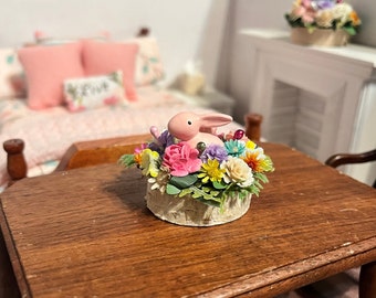 Dollhouse Miniature Easter Centerpiece