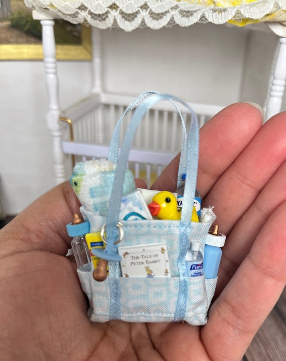 Miniature Diaper Bag (1:12 scale) Please read full description