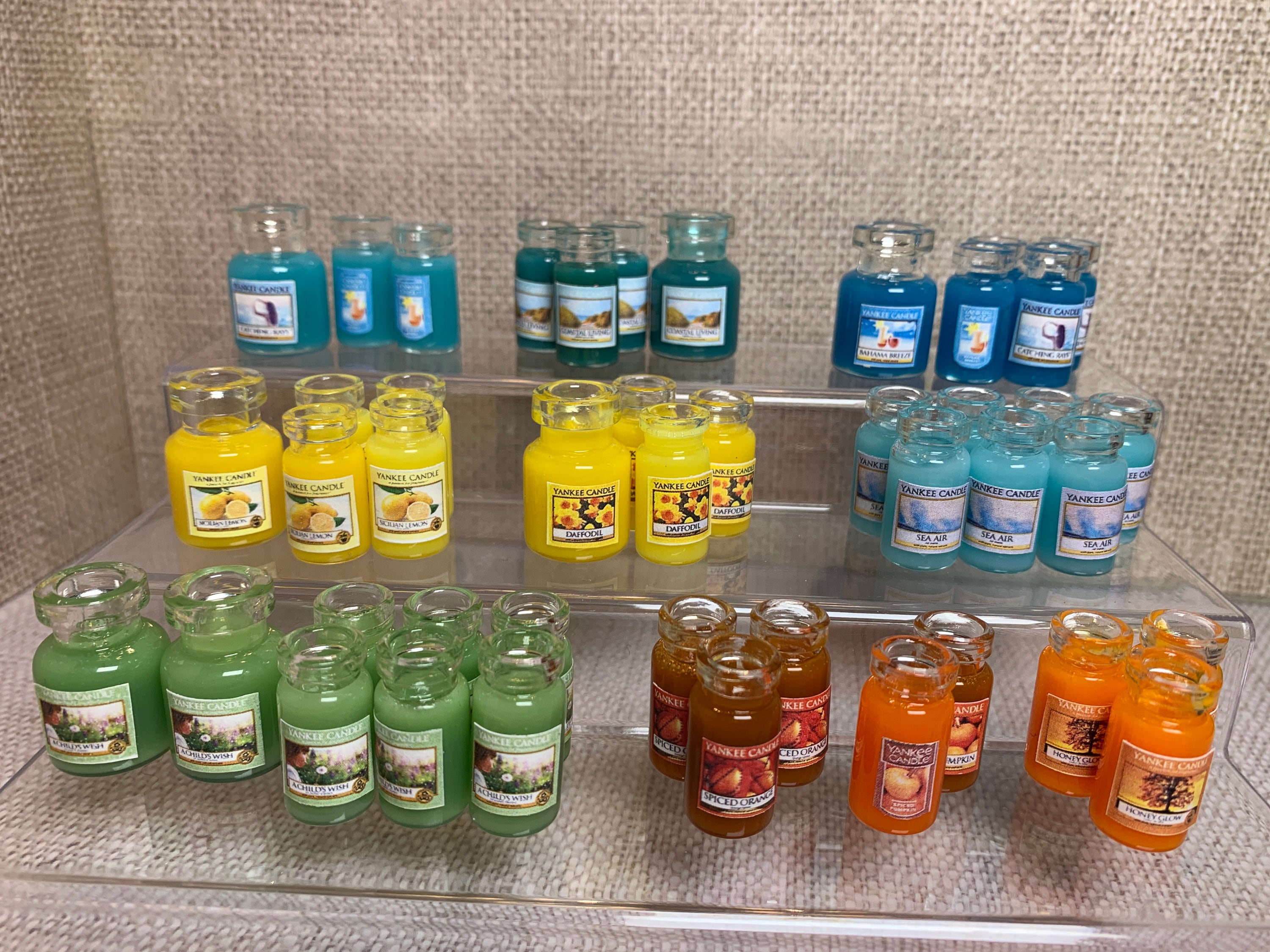 Miniature yankee Candles Etsy