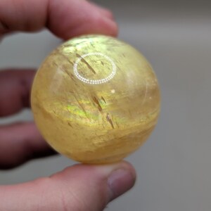 Honey Lemon Calcite Sphere