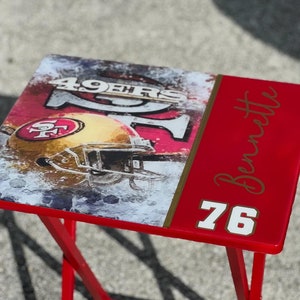 Folding Tray Table - Team Table - Custom TV Tray - Tray Table - gifts for him- gifts for her- TV tray Table