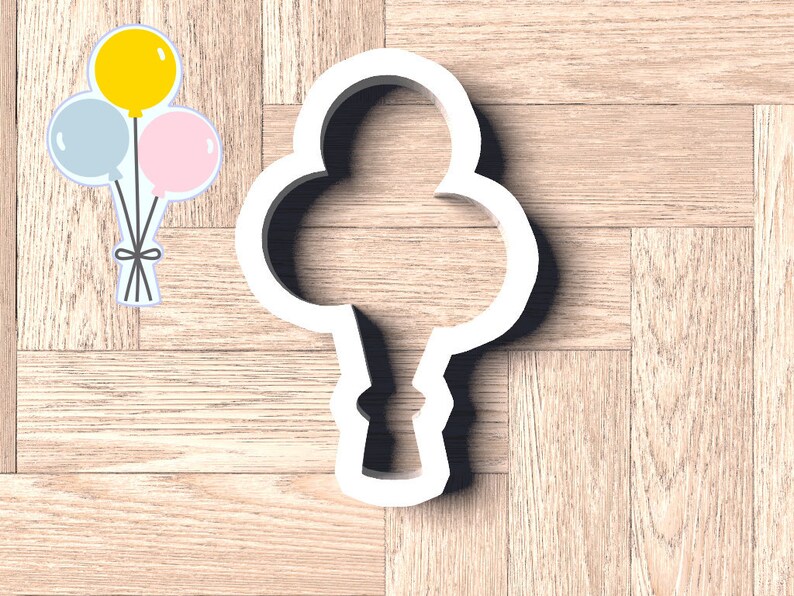 Fast Shipping Balloon Bunch Cookie Cutter image 6