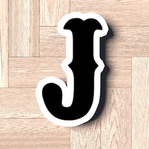 Fast Shipping! Carnival Letter J Cookie Cutter - Alphabet Baking Gift