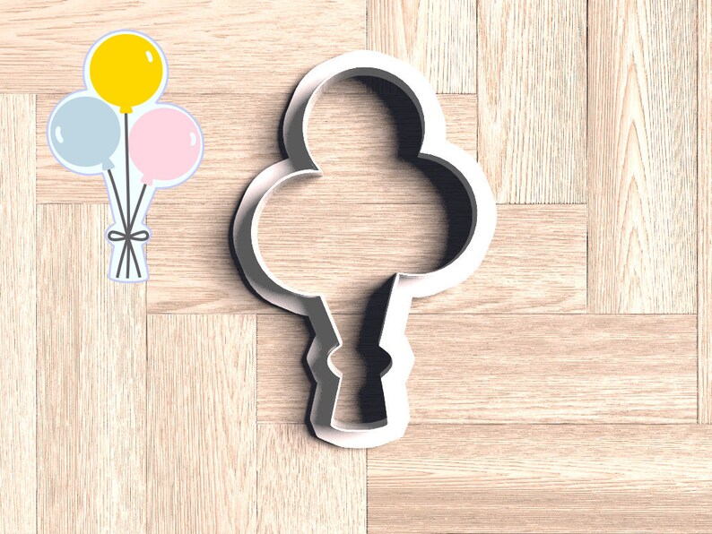 Fast Shipping Balloon Bunch Cookie Cutter image 8