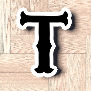 Fast Shipping! Carnival Letter T Cookie Cutter - Alphabet Baking Gift