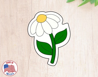 Fast Shipping! Funky Daisy On Stem Cookie Cutter