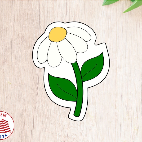 Fast Shipping! Funky Daisy On Stem Cookie Cutter