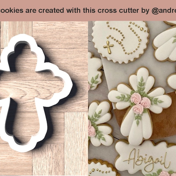 Fast Shipping! Cute Cross Cookie Cutter