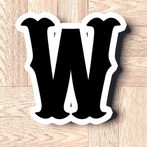 Fast Shipping! Carnival Letter W Cookie Cutter - Alphabet Baking Gift