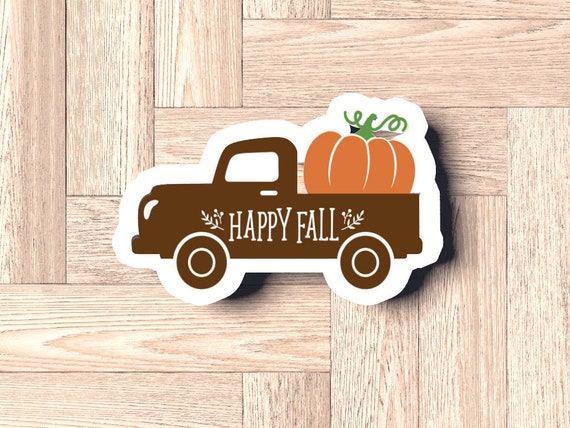 Fall Pumpkin Truck Cookie Cutter - Thanksgiving Baking Gift