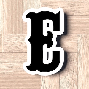 Fast Shipping! Carnival Letter E Cookie Cutter - Alphabet Baking Gift