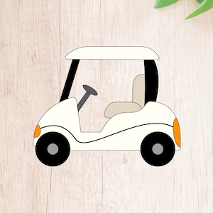 Fast Shipping! Golf Cart Cookie Cutter - Custom Sports Baking Gift