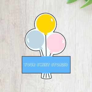 Fast Shipping! Custom Balloon Cookie Cutter - Birthday Baking Gifts