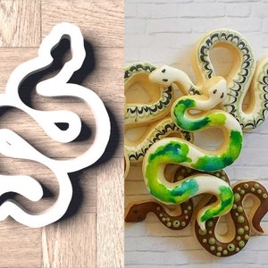 Fast Shipping! Snake Animal Reptiles Cookie Cutter